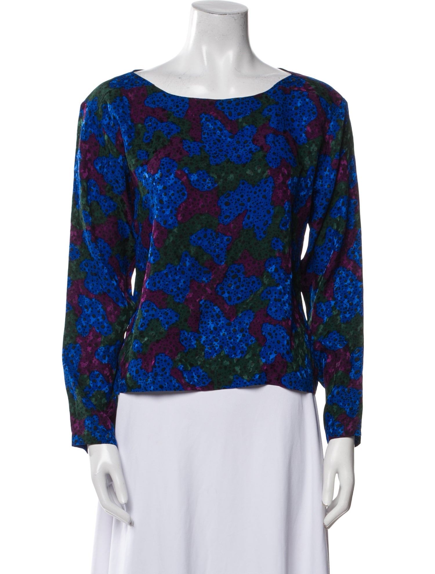 Yves Saint Laurent Rive Gauche Vintage Late 1970's - Early 1980's Blouse