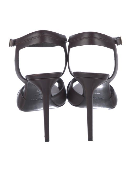 Saint Laurent Leather Studded Accents Sandals