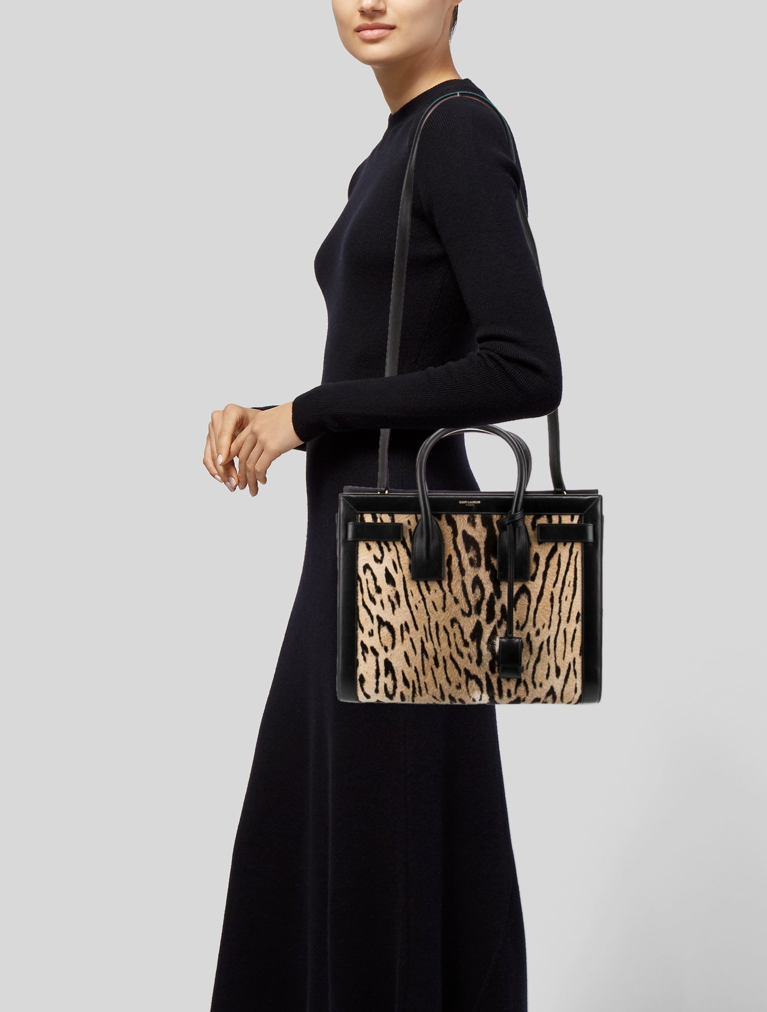 Saint Laurent Ponyhair Sac De Jour Small