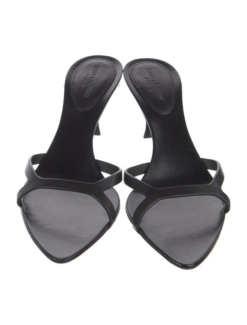 Saint Laurent Leather Slides