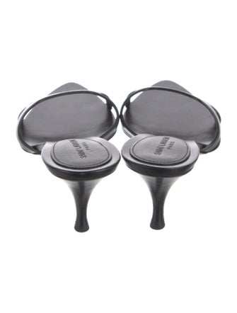 Saint Laurent Leather Slides