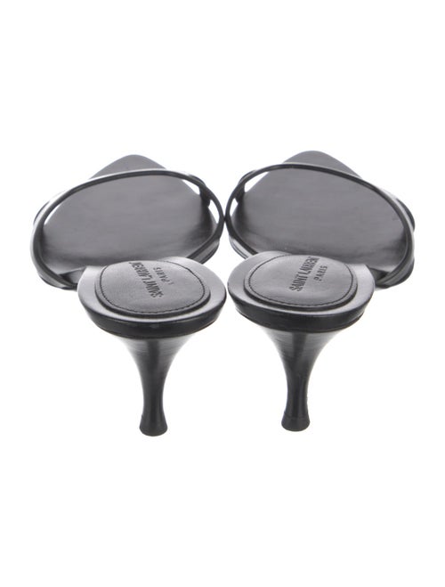 Saint Laurent Leather Slides