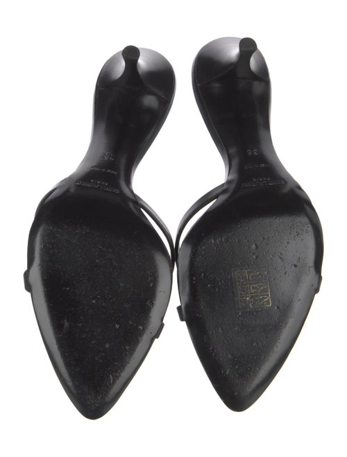 Saint Laurent Leather Slides