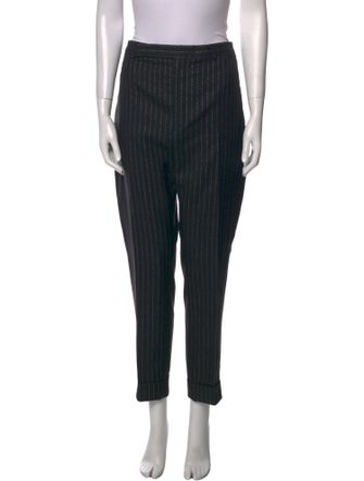 Saint Laurent Wool Straight Leg Pants