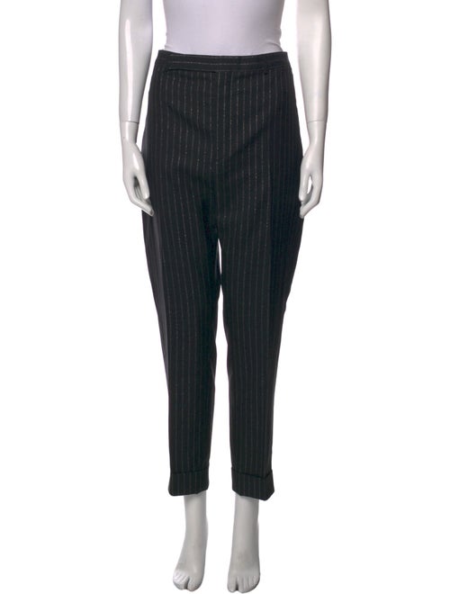 Saint Laurent Wool Straight Leg Pants