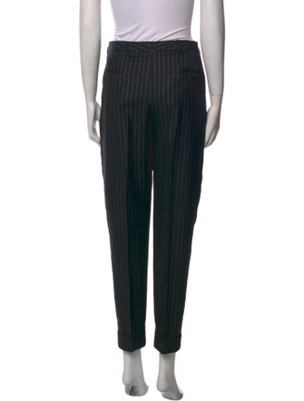 Saint Laurent Wool Straight Leg Pants