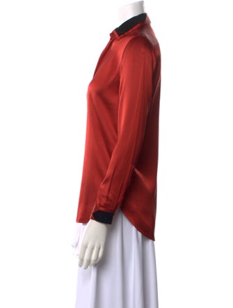 Saint Laurent 2018 Silk Button-Up Top