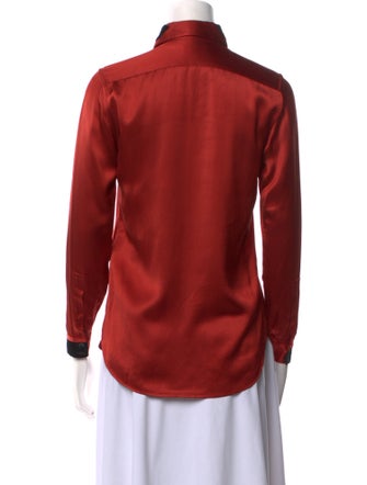 Saint Laurent 2018 Silk Button-Up Top