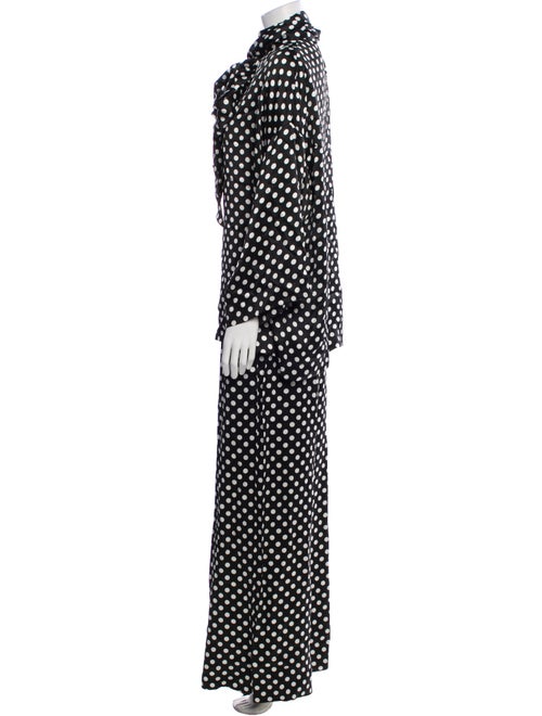 Saint Laurent Polka Dot Print Pant Set