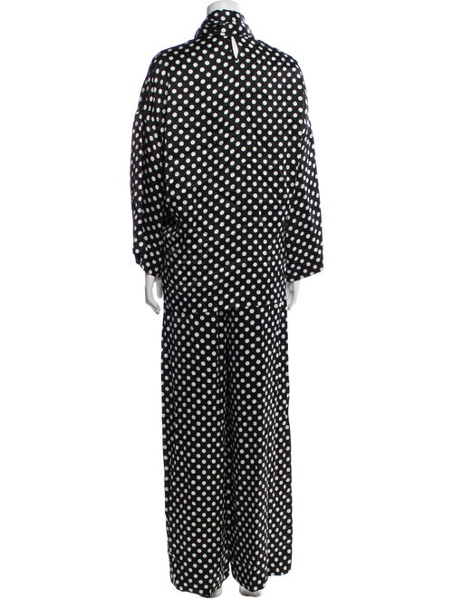 Saint Laurent Polka Dot Print Pant Set