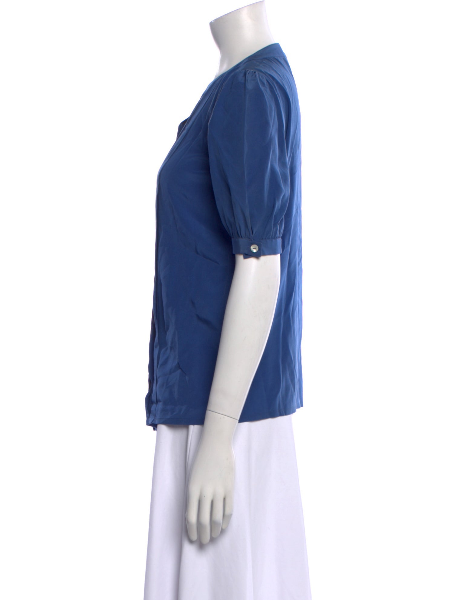 Saint Laurent Crew Neck Short Sleeve Top