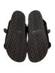 Saint Laurent Calf Hair Colorblock Pattern Slides