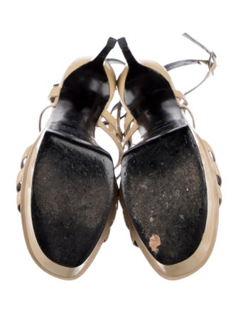 Saint Laurent Patent Leather Sandals