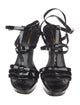 Saint Laurent Patent Leather Gladiator Sandals