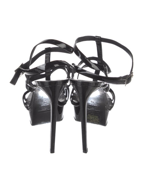 Saint Laurent Patent Leather Gladiator Sandals