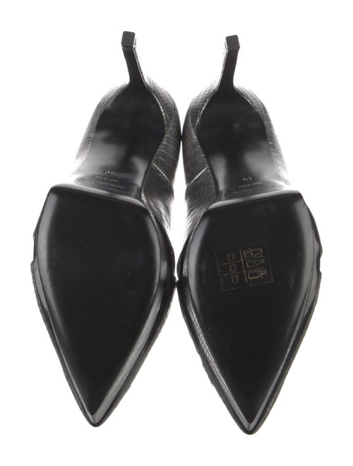 Saint Laurent Leather Cutout Accent Pumps