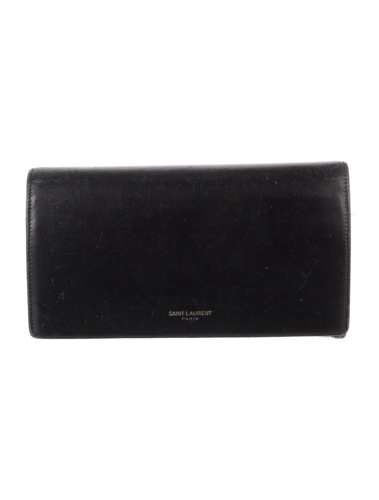 Saint Laurent 2015 Leather Continental Wallet