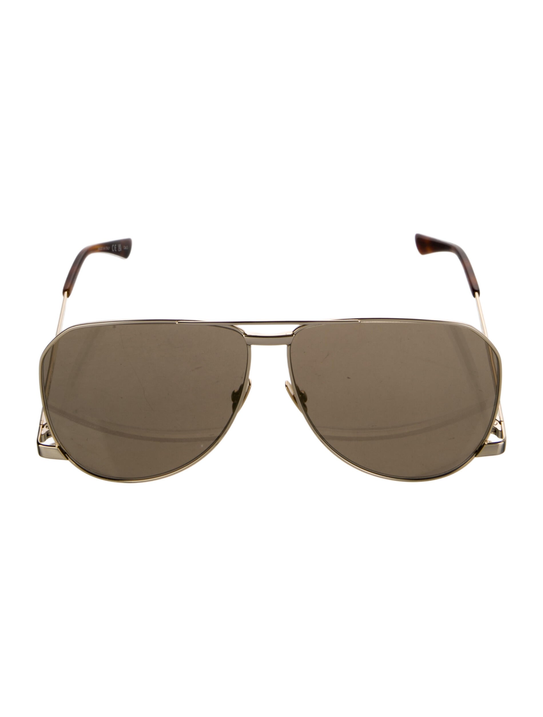 Saint Laurent Aviator Tinted Sunglasses