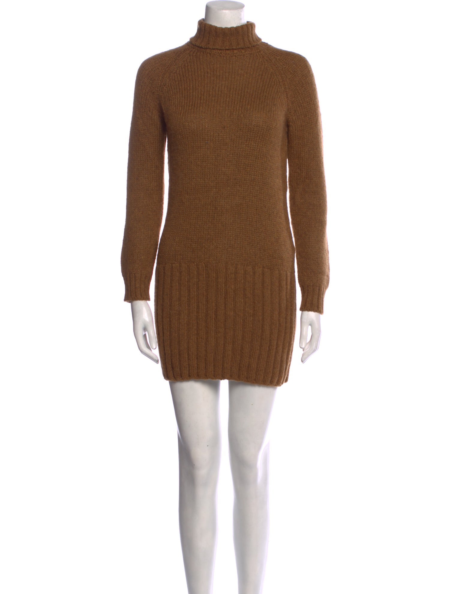 Saint Laurent Alpaca Mini Dress