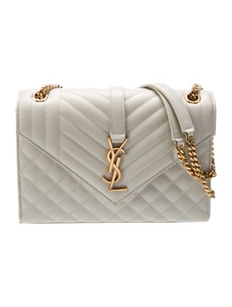 Saint Laurent Leather Envelope Medium