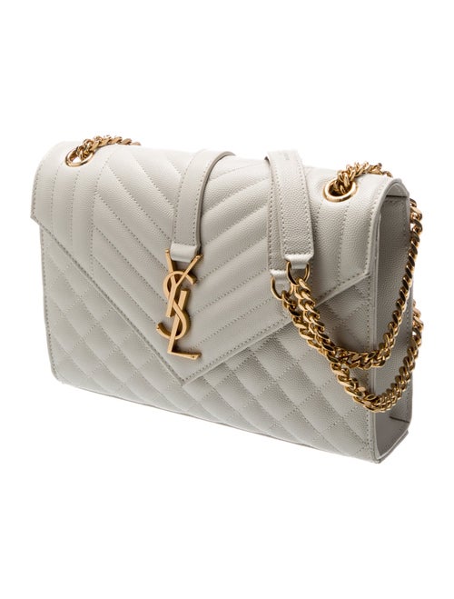 Saint Laurent Leather Envelope Medium