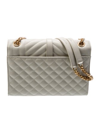 Saint Laurent Leather Envelope Medium