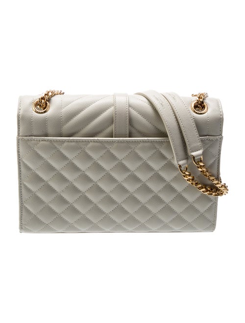 Saint Laurent Leather Envelope Medium