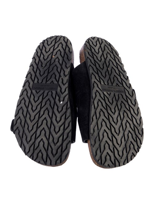 Saint Laurent Suede Slides