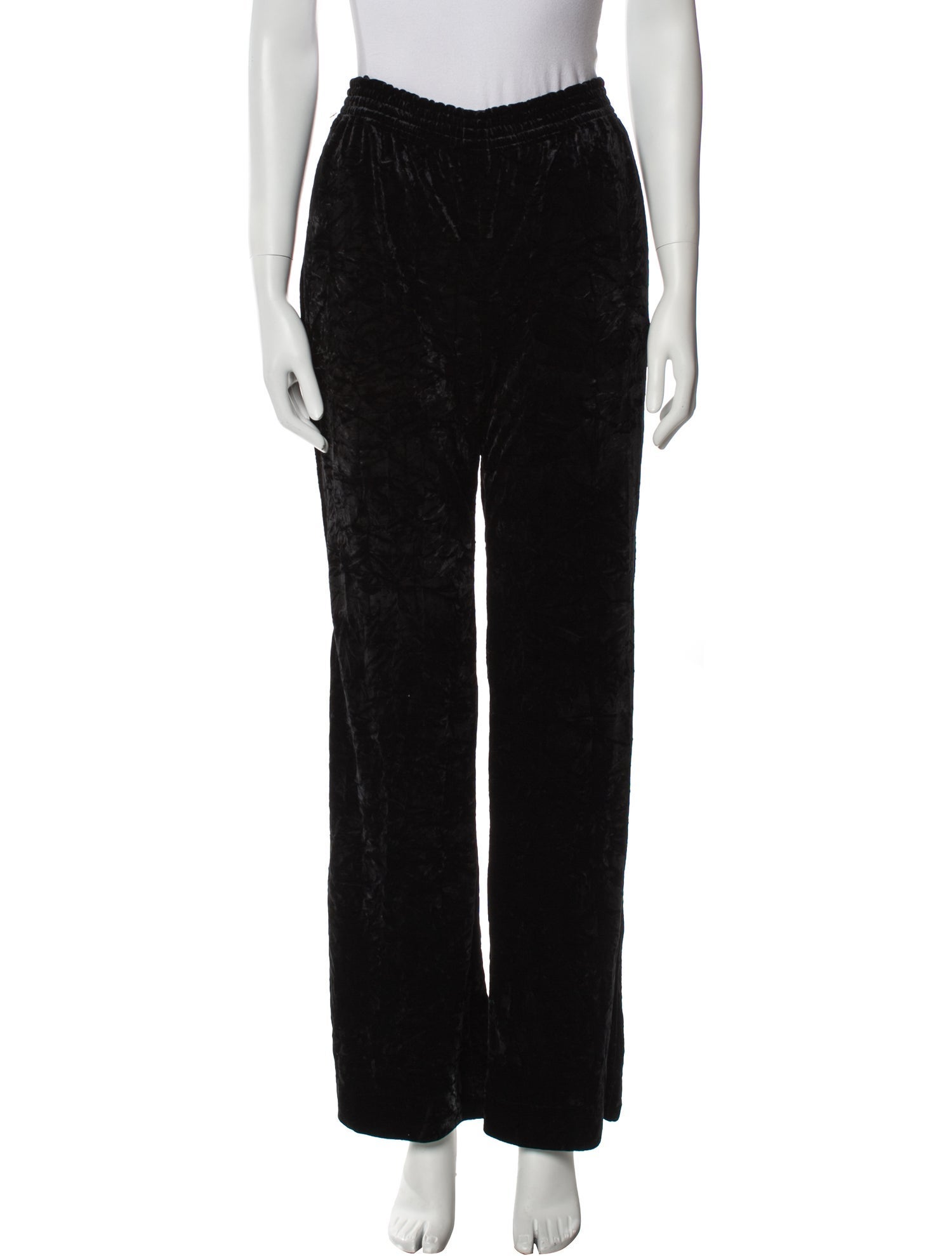 Saint Laurent Velvet Straight Leg Pants