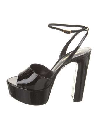 Saint Laurent Patent Leather Sandals