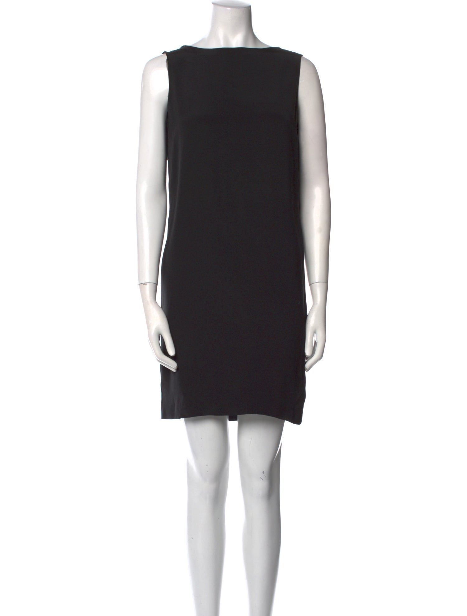 Saint Laurent Bateau Neckline Mini Dress