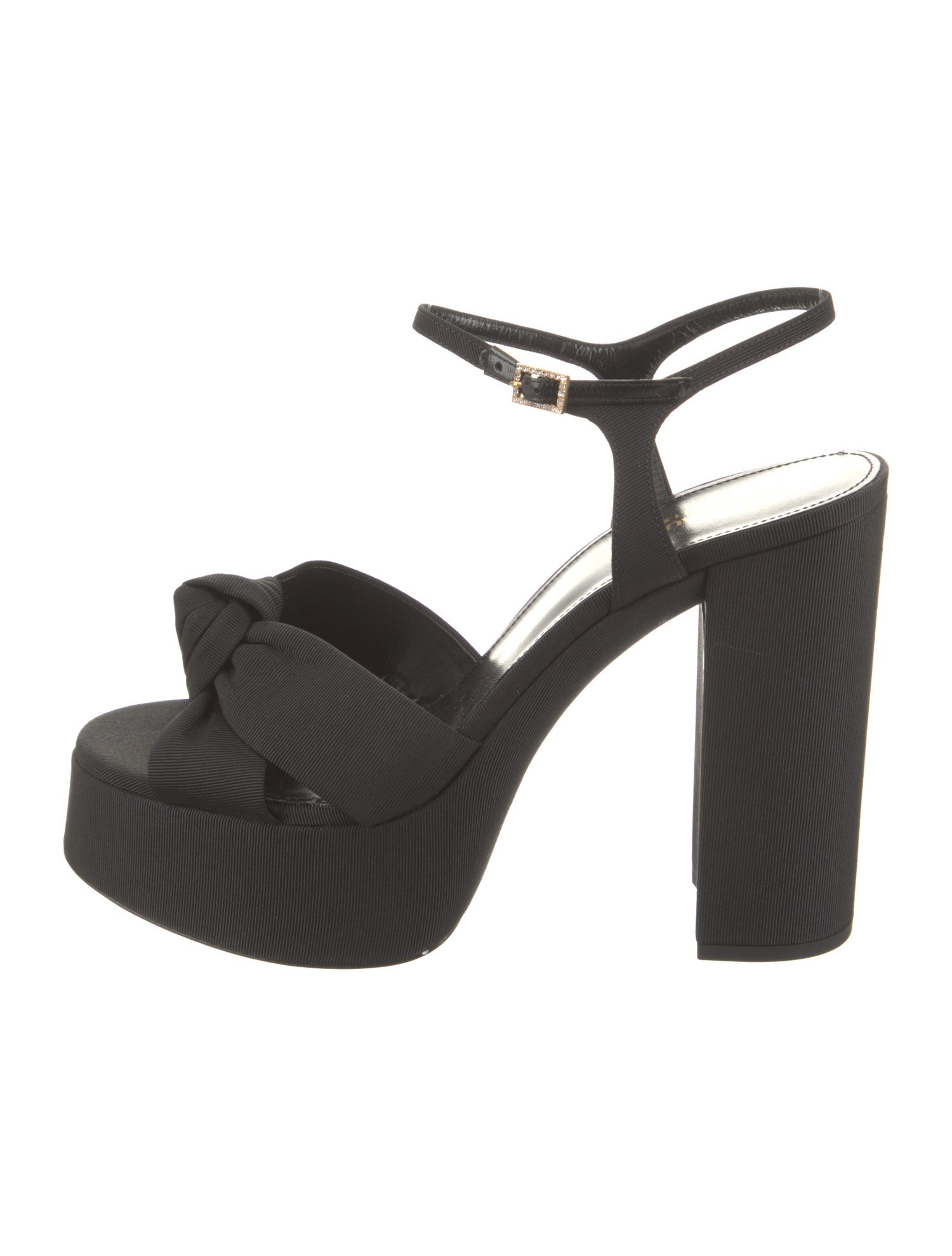 Saint Laurent Canvas Slingback Sandals