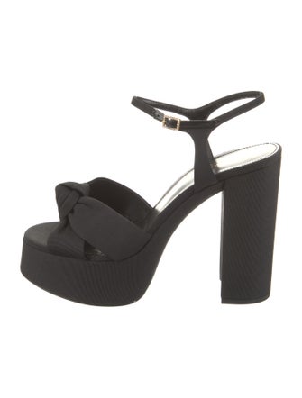 Saint Laurent Canvas Slingback Sandals