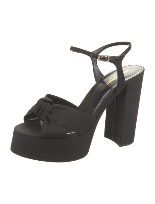 Saint Laurent Canvas Slingback Sandals