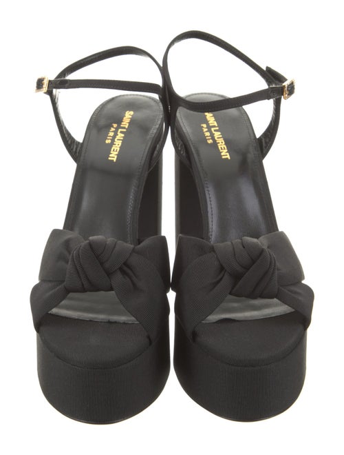 Saint Laurent Canvas Slingback Sandals
