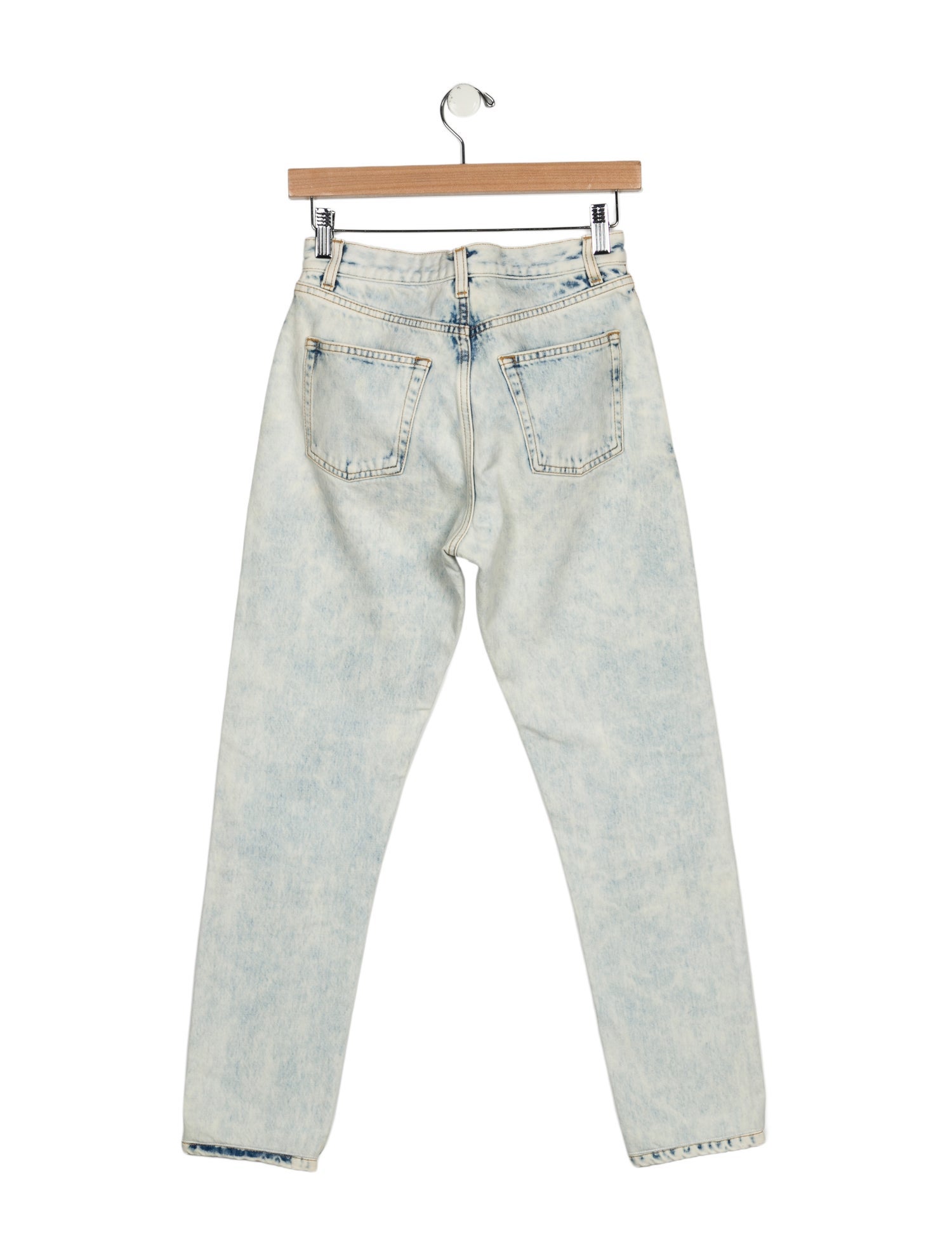 Saint Laurent Mid-Rise Skinny Leg Jeans
