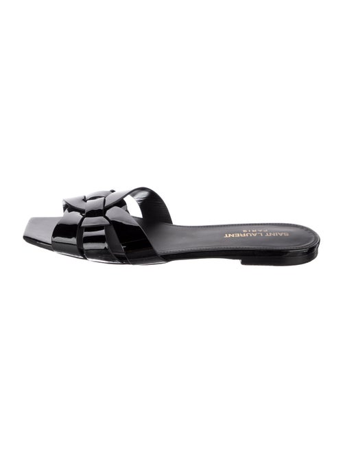 Saint Laurent Patent Leather Slides