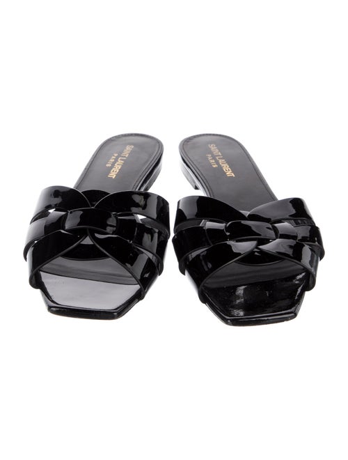 Saint Laurent Patent Leather Slides