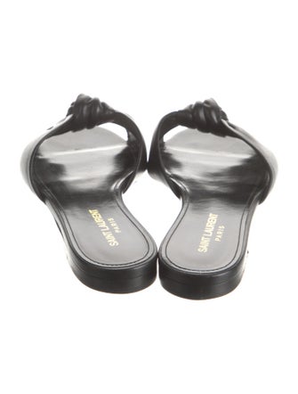 Saint Laurent Leather Slides
