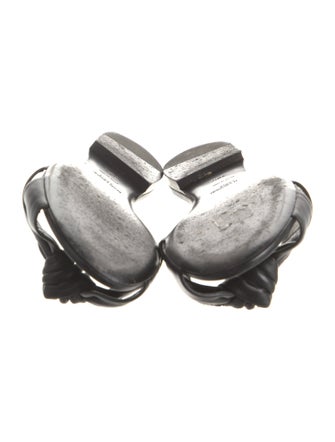 Saint Laurent Leather Slides