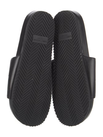 Saint Laurent Leather Slides