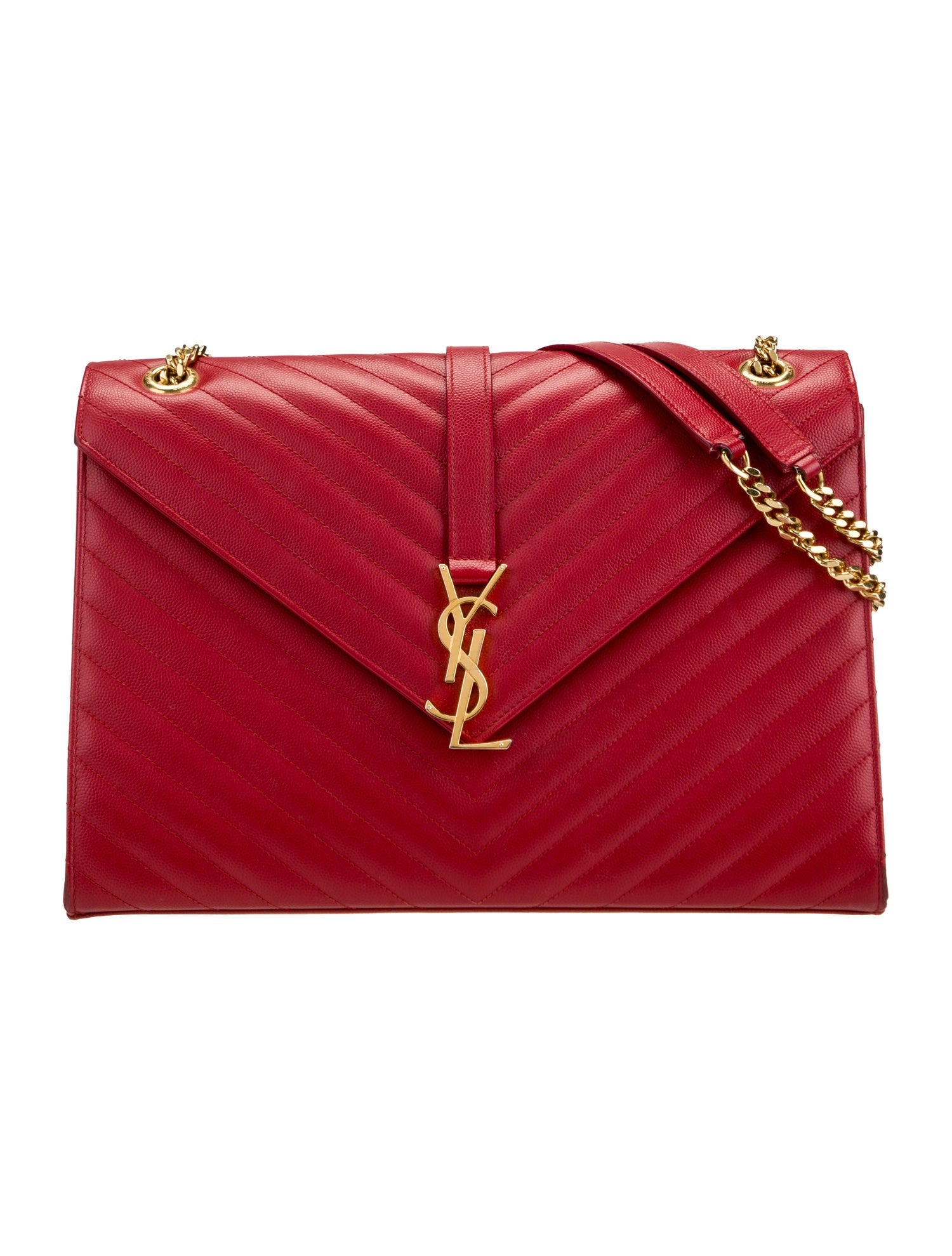 Saint Laurent Leather Envelope