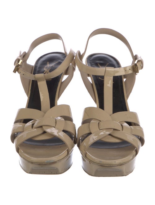Saint Laurent Patent Leather Sandals