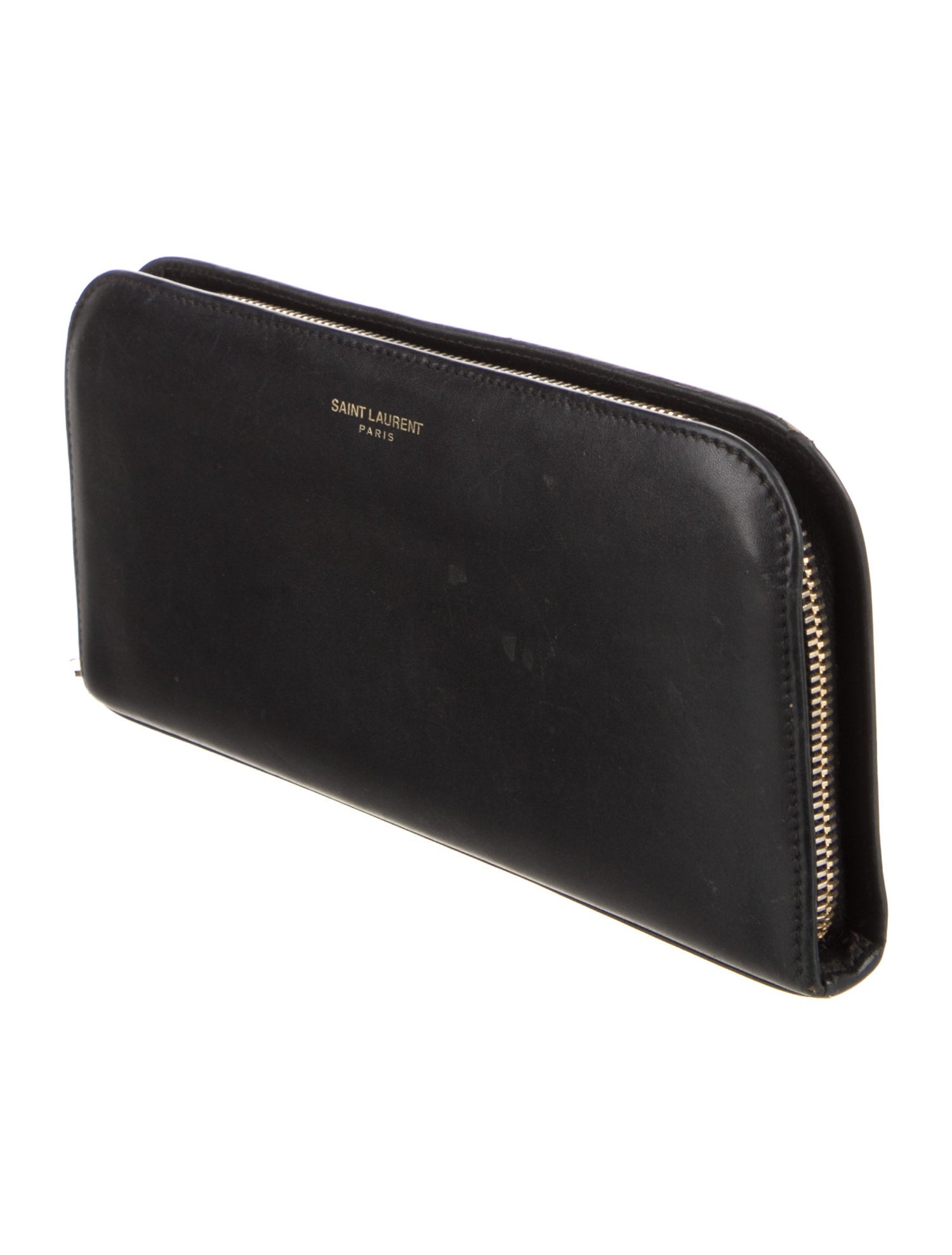 Saint Laurent 2016 Leather Continental Wallet