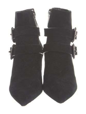 Saint Laurent Suede Sock Boots