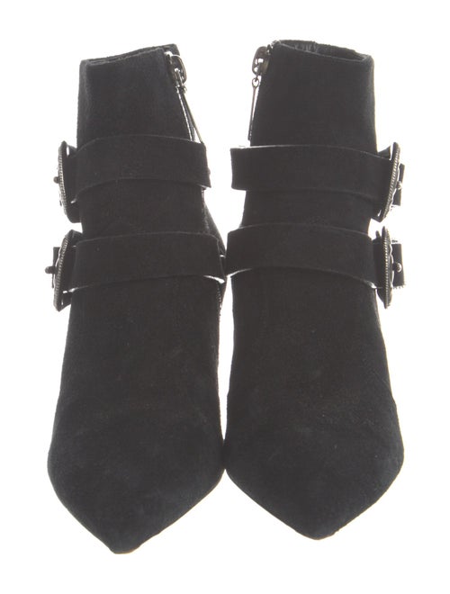 Saint Laurent Suede Sock Boots