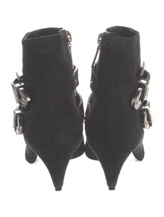 Saint Laurent Suede Sock Boots