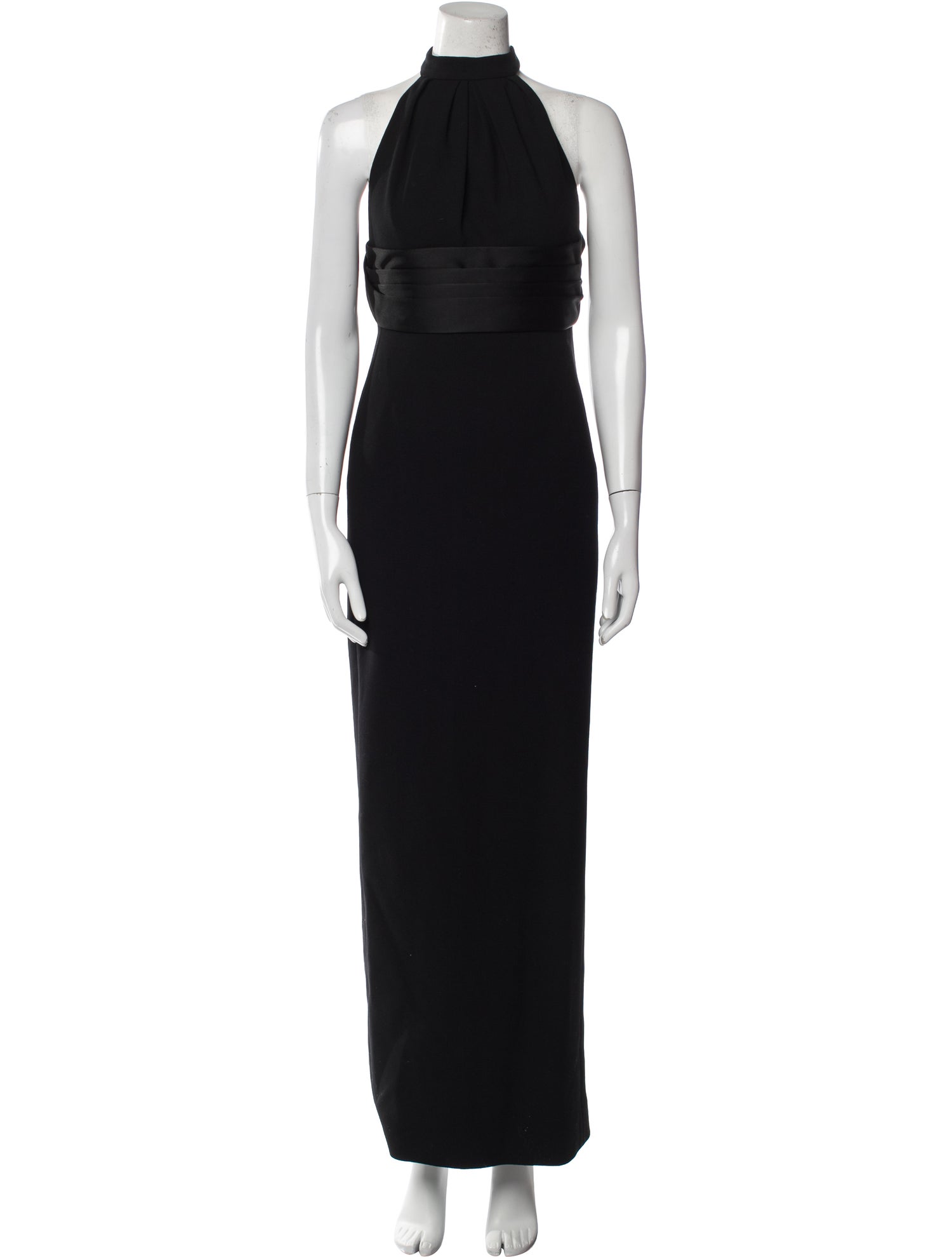 Saint Laurent Wool Long Dress
