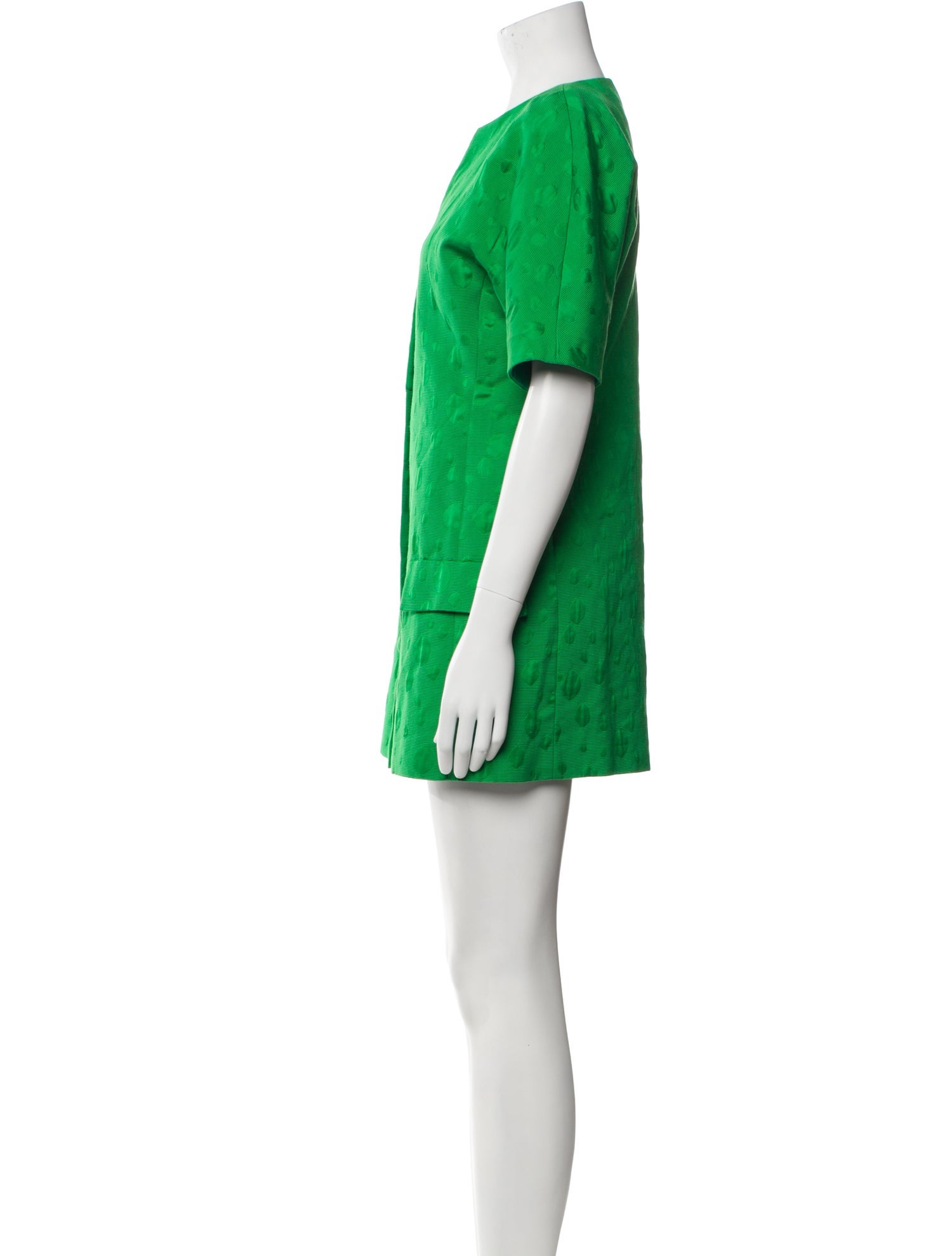 Saint Laurent V-Neck Mini Dress