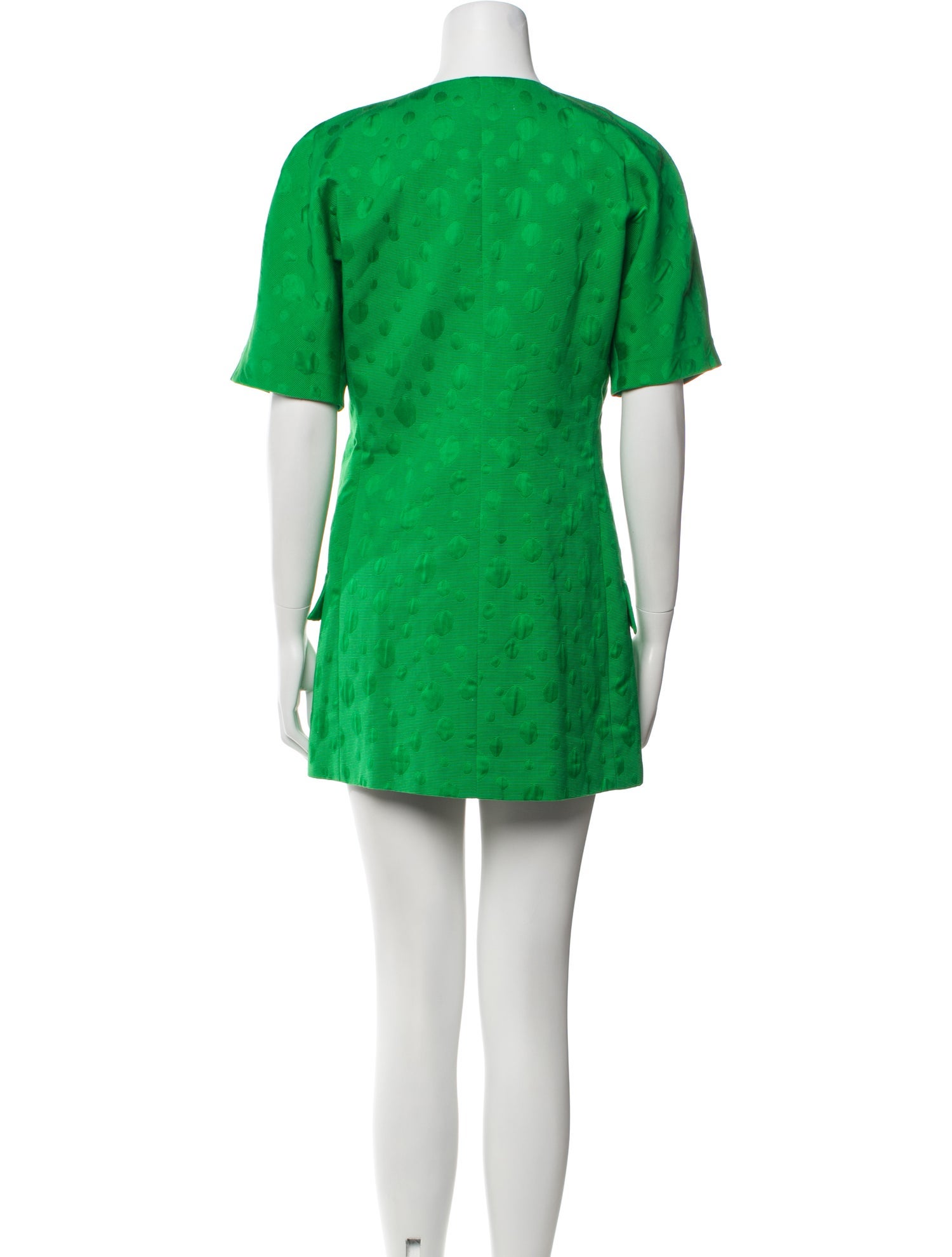 Saint Laurent V-Neck Mini Dress